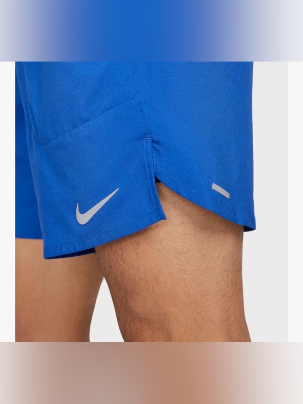 🆕 Nike Dri-FIT Stride Running Shorts 5” Men’s XL Blue Athletic Shorts NWT - Picture 4 of 5